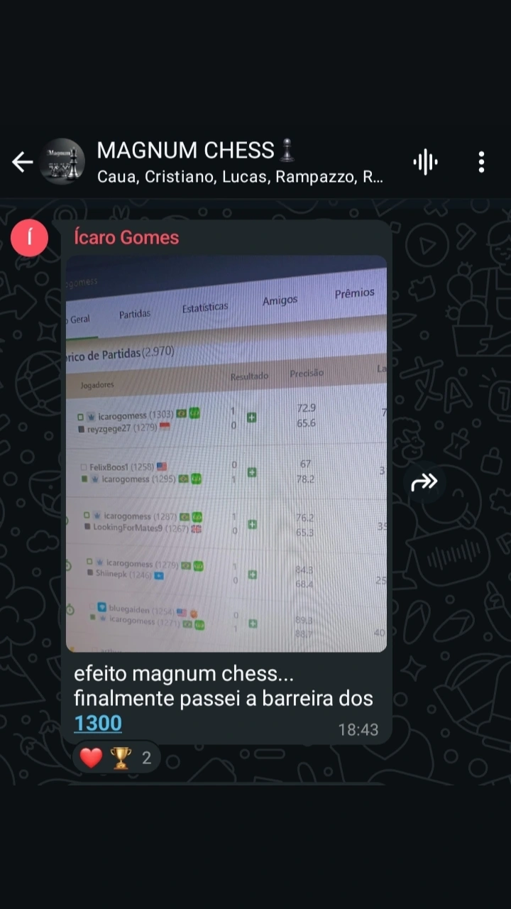 Feedback aluno 1300 rating